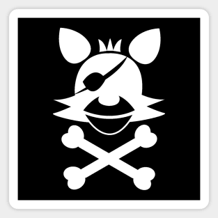 Foxy Pirate Flag Magnet